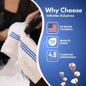 Infinitee Xclusives reusable kitchen towels keep your space organized.