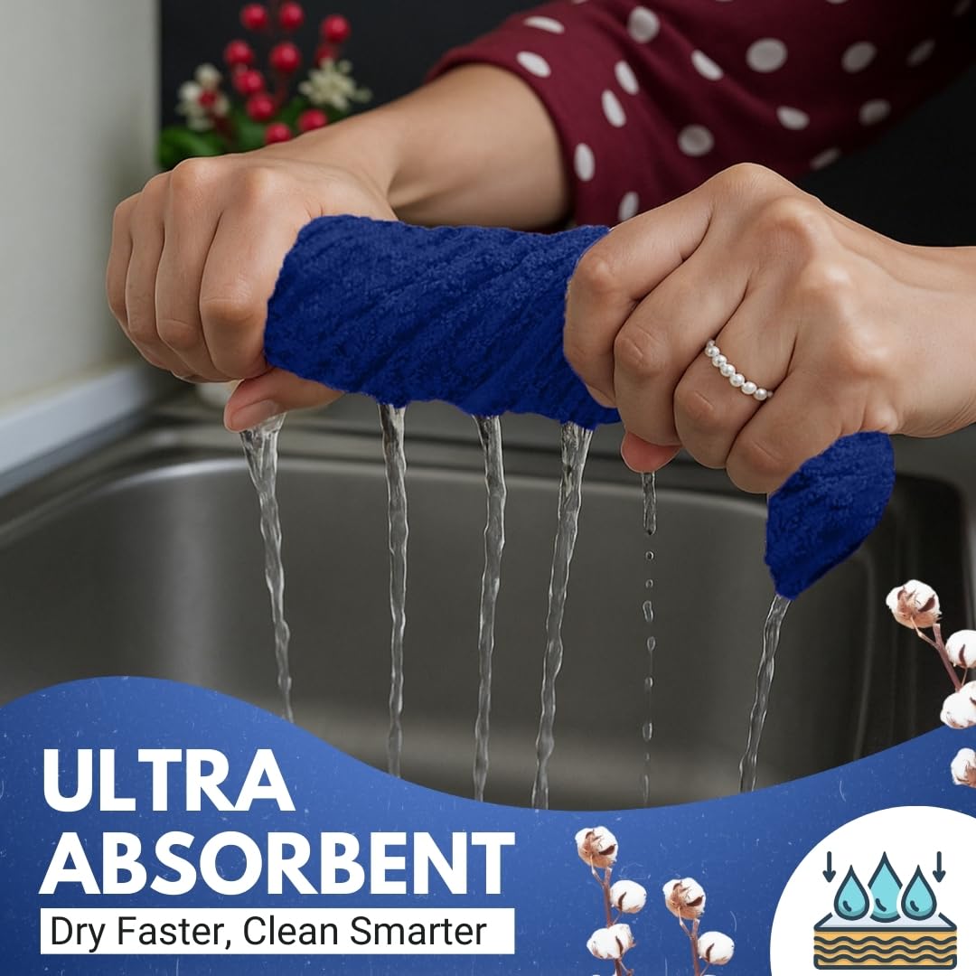 Infinitee Xclusives ring-spun cotton towel; soft dobby weave for gentle drying.