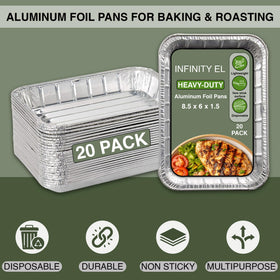 Infinity EL aluminum pan ideal for catering and large portions.