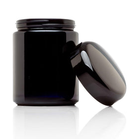 Infinity Jars tight-seal screw-top jar demonstrates secure closure for aroma containment.