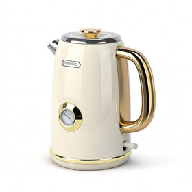 INFOOD Retro Electric Kettle thermometer view for precise temperature control