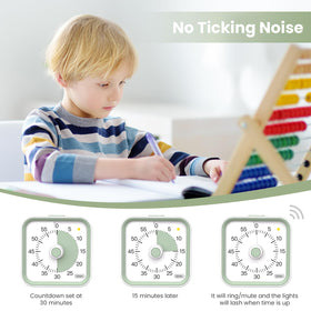 InfPokid home kitchen timer guides cooking tasks with clear visuals.