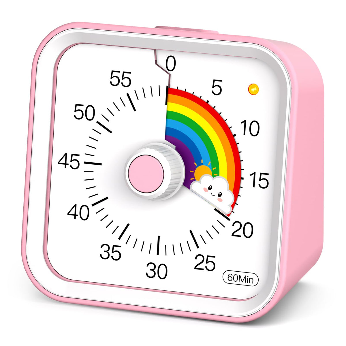 InfPokid rainbow visual timer display helps kids track time visually