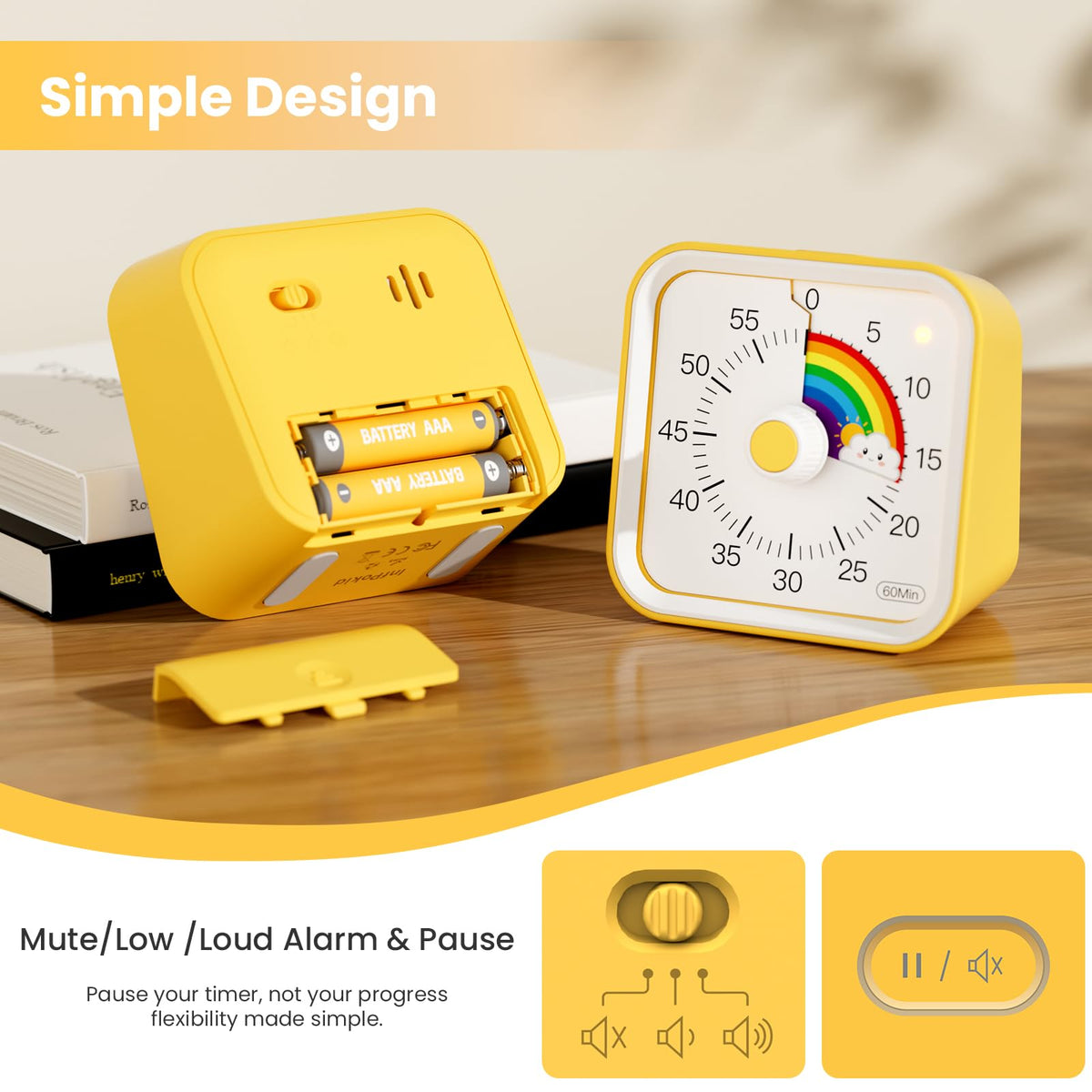 InfPokid timer aids ADHD focus with clear, visual time cues.