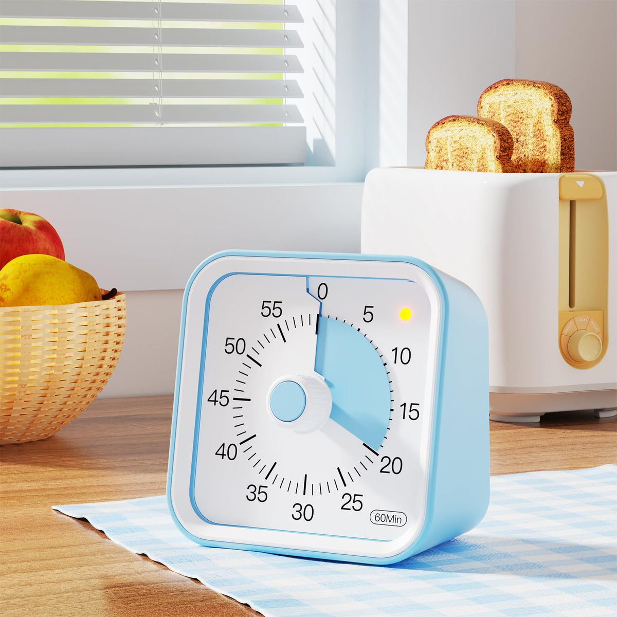 InfPokid visual timer for kids with study focus colors aids homework sessions.