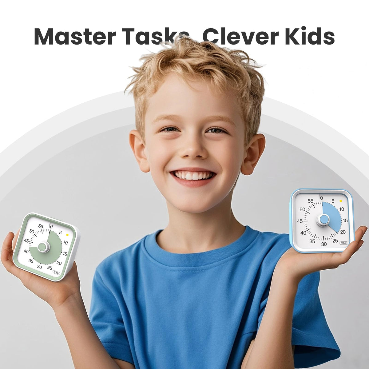 InfPokid visual timer for kitchen blue supports timed cooking without guesswork.