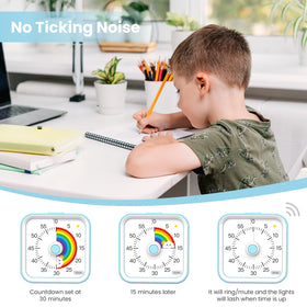 InfPokid timer operates quietly for classroom transitions and focused activities.