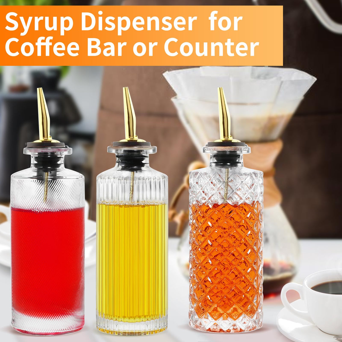 INFTYLE stylish coffee bar display elevates counter organization.