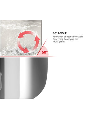 Ingpro 304 stainless steel construction emphasizes durability and heat transfer