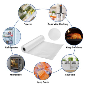 Inkbird 11x25 bag roll ideal for larger portions and freezing