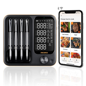 Inkbird four-probes wireless meat thermometer for precise cooking with WiFi and Bluetooth