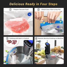 Inkbird ISV-100W restaurant-quality meals from home.