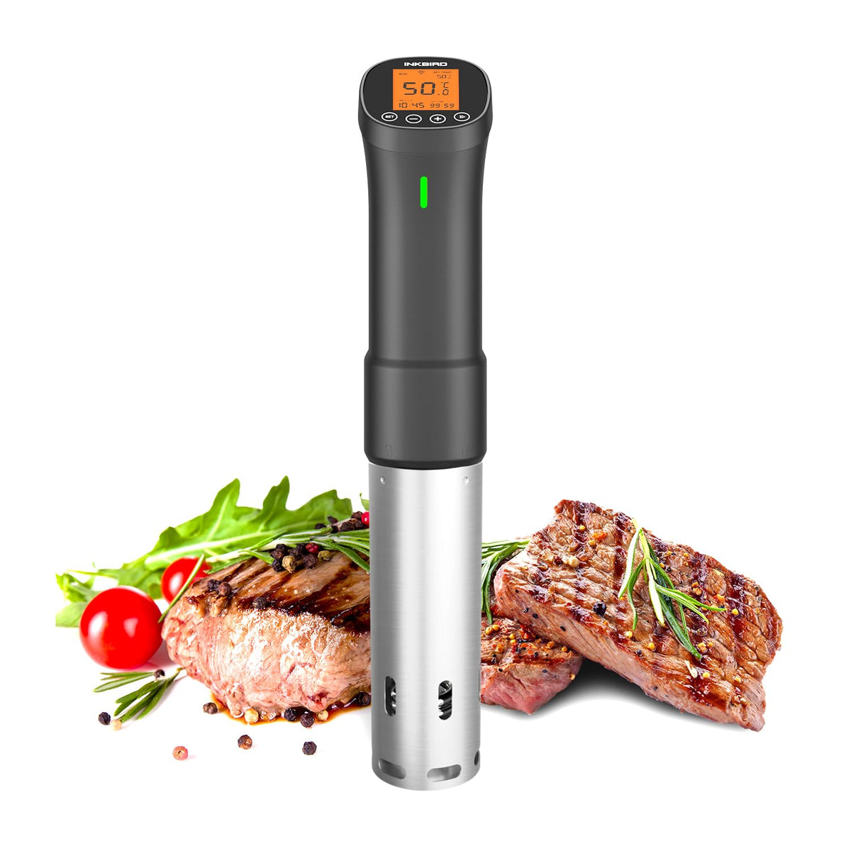 Inkbird ISV-200W WiFi setup enables remote sous vide control.