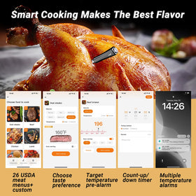 Inkbird remote alarms and graphs help monitor cooks from afar
