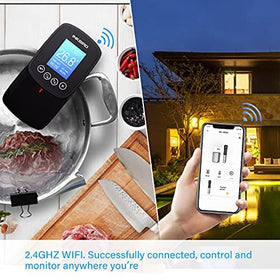 ISV-100W in-use setup showing even immersion and monitoring.