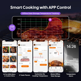 InkGrill magnetic base for hands-free cooking and charging