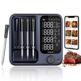 InkGrill 4-probes main display shows precise temps for multi-zone cooking.