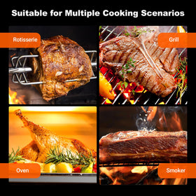 InkGrill 4-probes system fits smoker, oven, and BBQ setups.