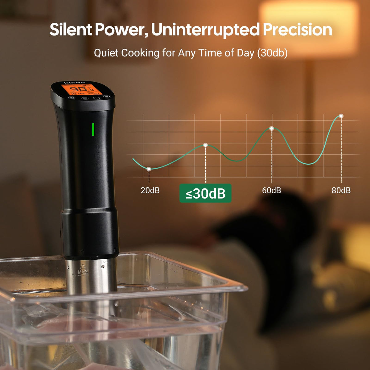 InkSous 1000W rapid heating for faster setup.