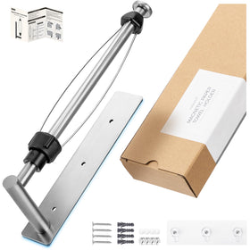 INMAKER magnetic paper towel holder on fridge provides secure grip for one-handed tearing