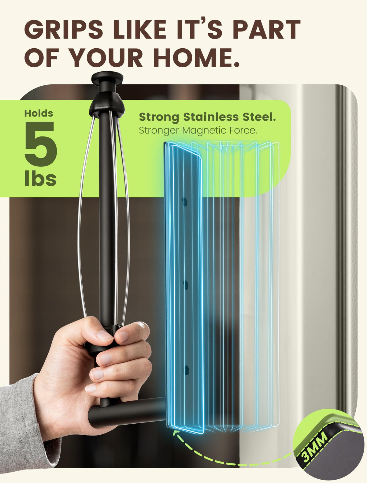 INMAKER one-hand tear with damping control enables smooth dispensing.