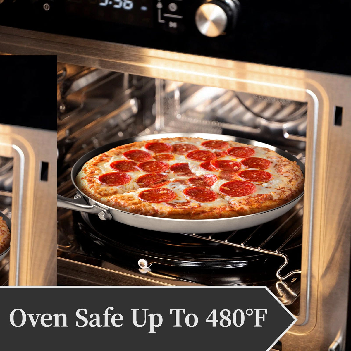 Innerwell crepe pan induction-compatible base delivers reliable heat on various stoves