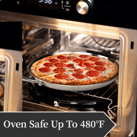 Innerwell crepe pan induction-compatible base delivers reliable heat on various stoves