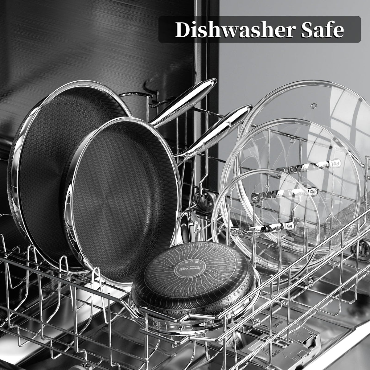 Dishwasher safe option with durable bottom resists yellowing after use