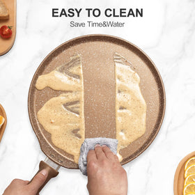 Innerwell flat base 0-degree design ensures even batter distribution.