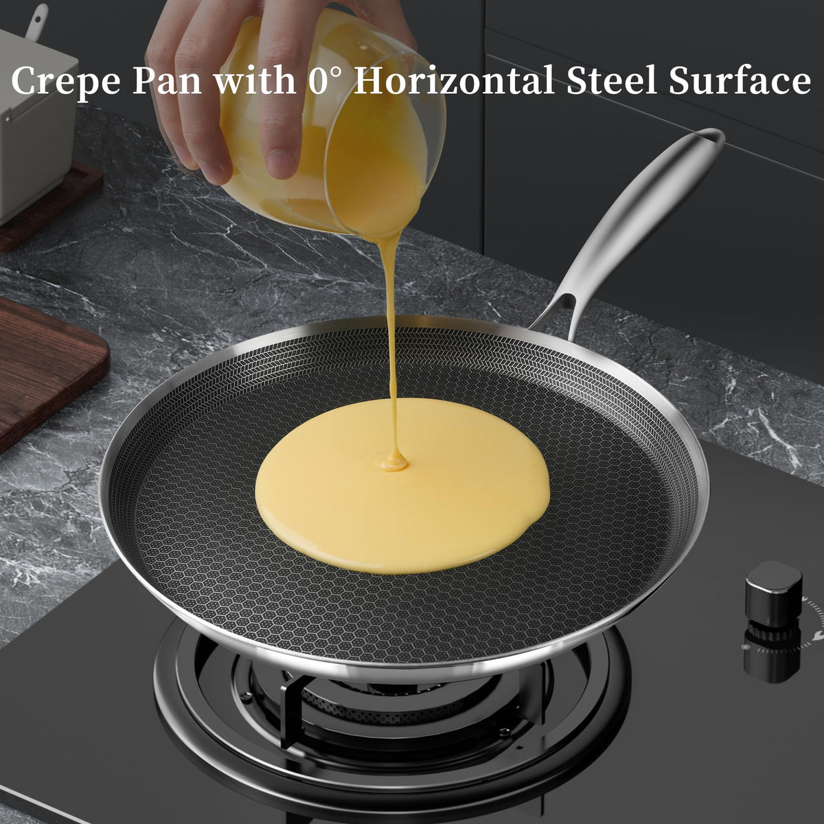 Innerwell honeycomb design promotes even heat distribution while cooking