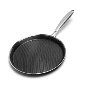 Innerwell nonstick crepe pan 12in with honeycomb coating for easy food release