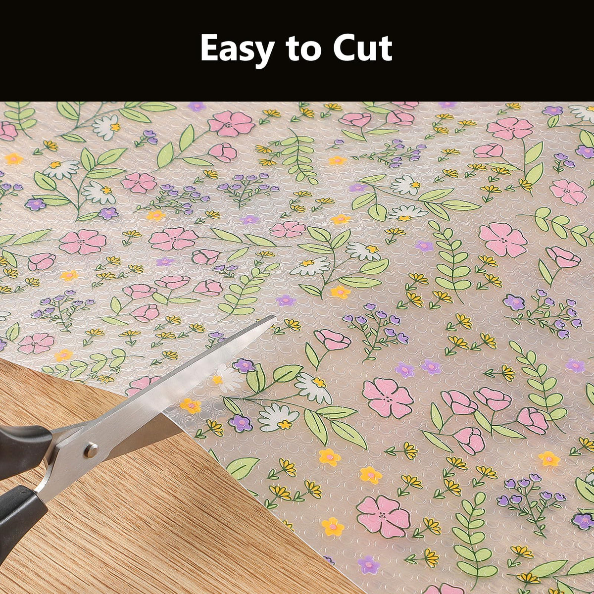 INNOLITES floral liner is easy to clean with a damp cloth or rinse.