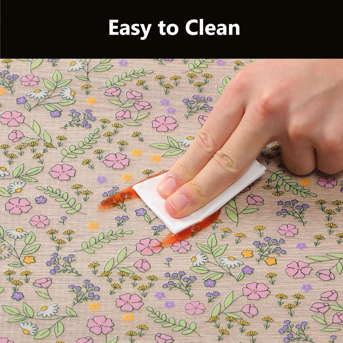 INNOLITES non-adhesive liner leaves no glue or residue behind.