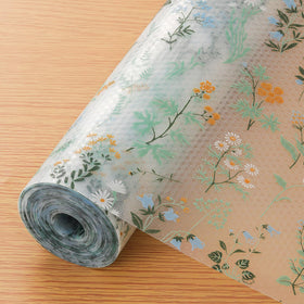 INNOLITES shelf liner floral-sage-green protects shelves from spills