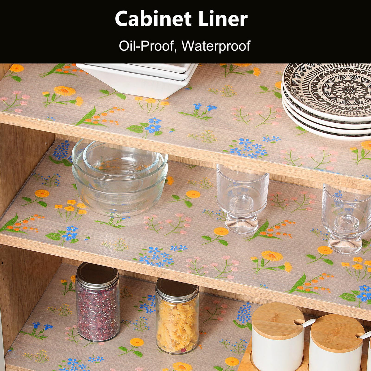 INNOLITES waterproof shelf liner keeps refrigerator drawers dry and clean.