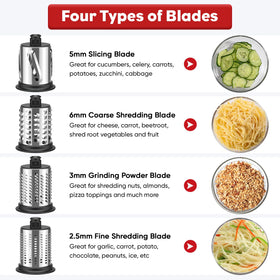 InnoMoon 5mm slicing blade for even slices on KitchenAid