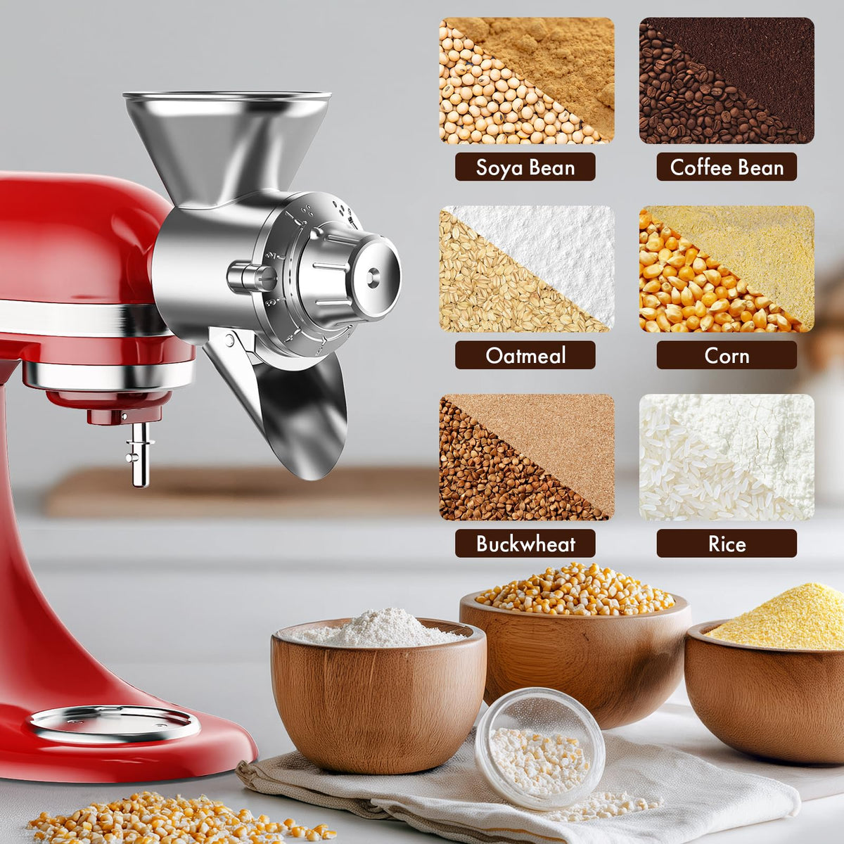 InnoMoon dial enables fine to coarse grinding versatility