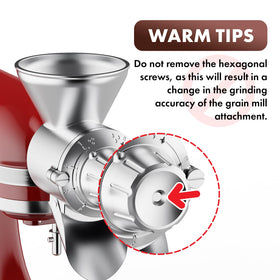 InnoMoon grain mill attachment grinder-disc for smooth, consistent grinding