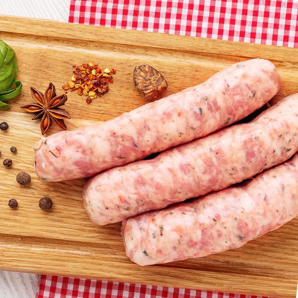 InnoMoon sausages with consistent texture using the tube set