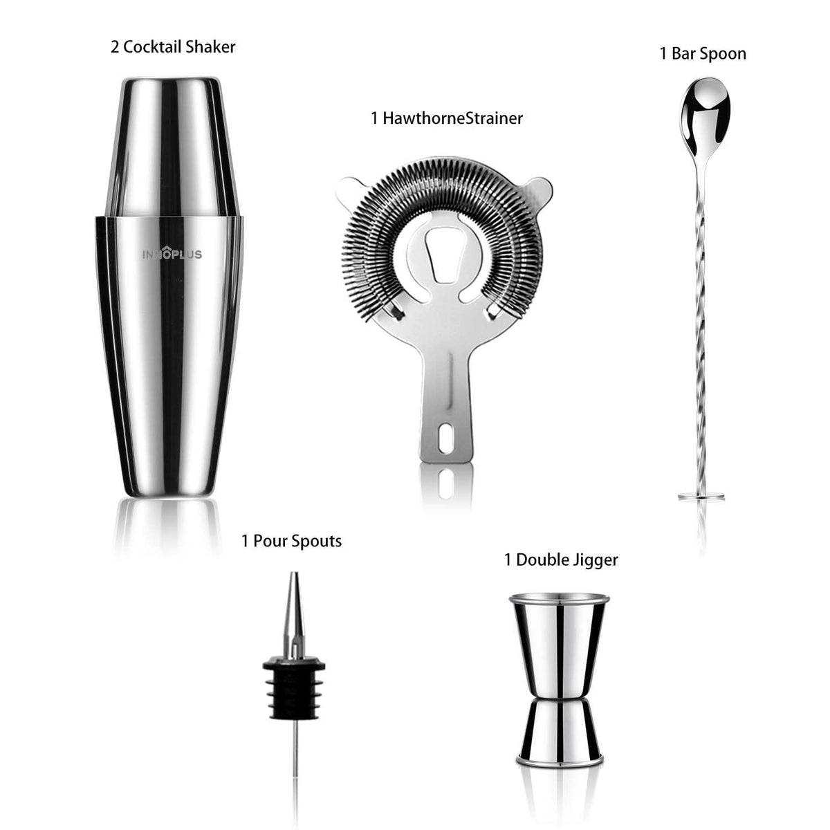 INNÔPLUS 20oz cocktail shaker for smaller batches at home