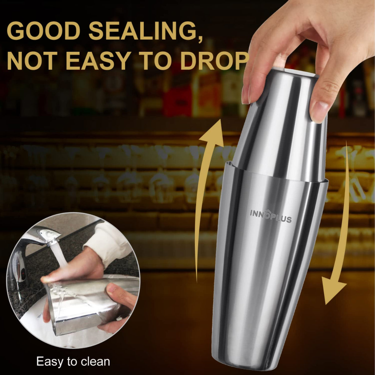 INNÔPLUS Hawthorne strainer for smooth drinks