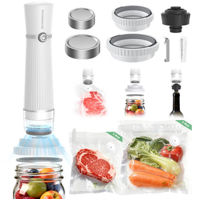 Innoworld 3-in-1 vacuum sealer on counter preserves freshness efficiently.