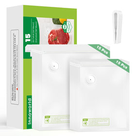 Innoworld reusable bags shown for vacuum sealing to keep meals fresher