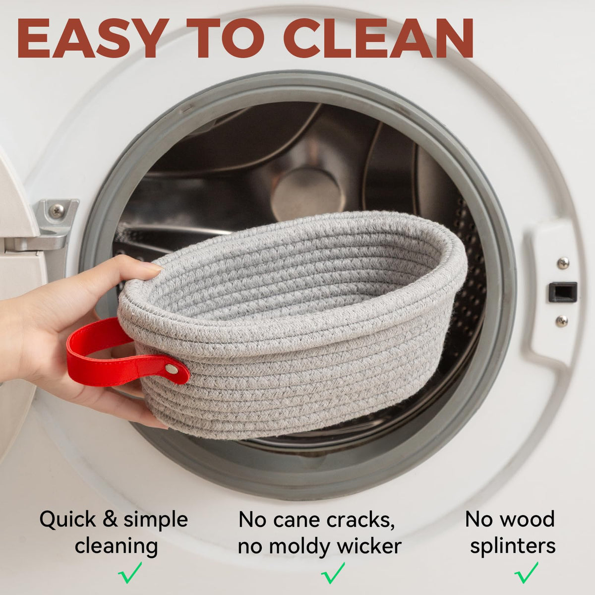 INOBYO banneton set is machine-washable for easy cleanup after baking.