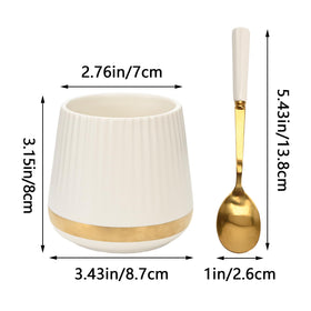 INPROPEXT spoons closeup showcases gold accents and durable stainless steel for daily use.