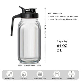 INSETLAN breastmilk pitcher with leak-proof lid keeps liquids fresh and secure.