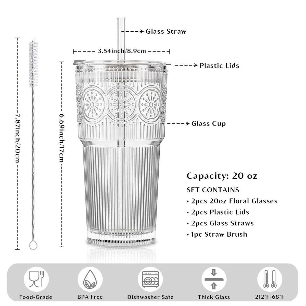 INSETLAN desk setup tumbler ready for iced beverages at work.