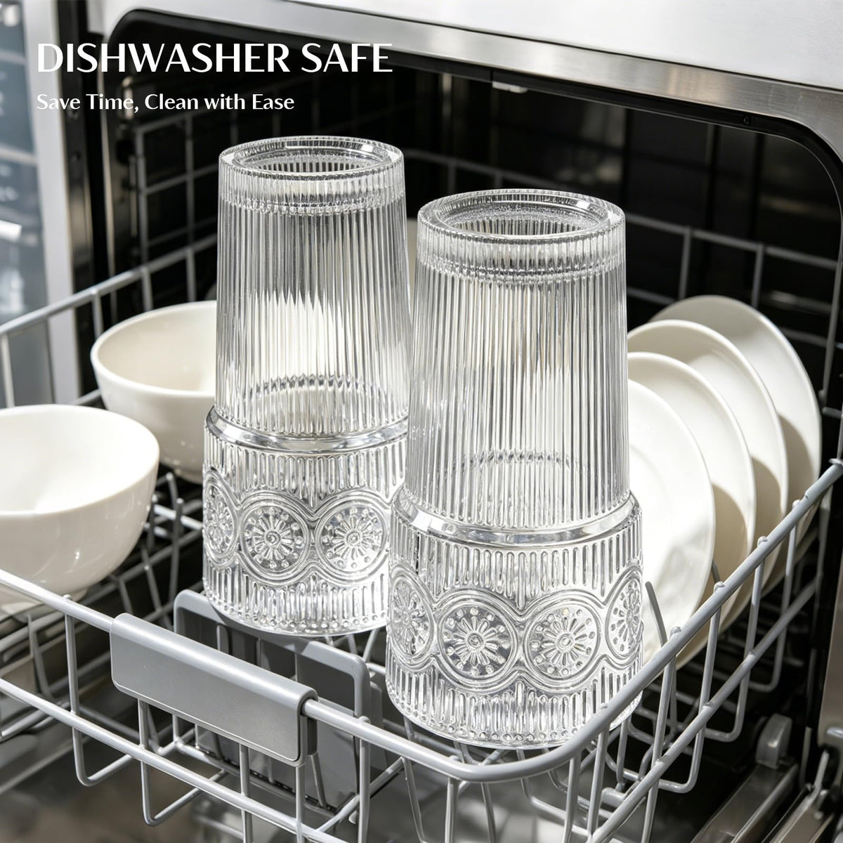 INSETLAN dishwasher-safe tumbler eases cleanup after daily use.