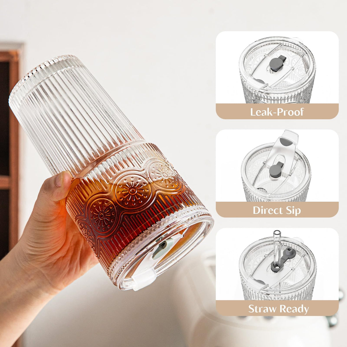 INSETLAN lead-free glass emphasizes safe, crystal-clear material.