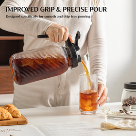 INSETLAN fridge-safe pitcher keeps drinks cool and ready for gatherings.
